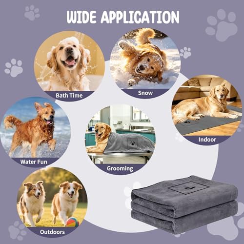 ATONET Microfiber Dog Towel