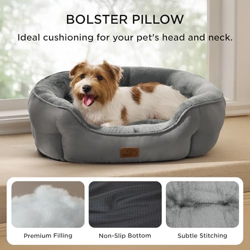 Bedsure Medium Dog Bed Washable, Large Cat Beds