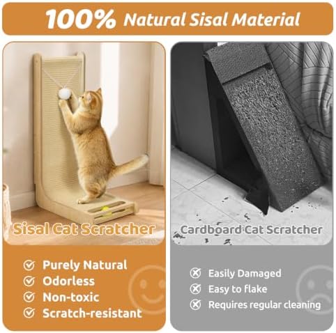 26.8" Sisal Cat Scratcher for Indoor Cats