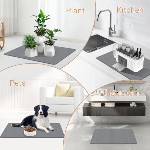 THMINS Stone Bath Mat