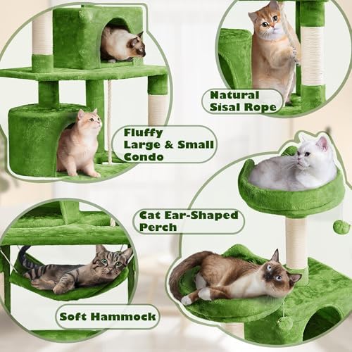 Yaheetech 62.5inches Cat Tree Cat Tower Kitten Condo