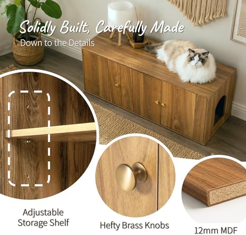 Cat Litter Box Enclosure Furniture