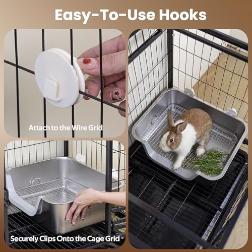 Rabbit Litter Box, Extra Large Bunny Litter Box