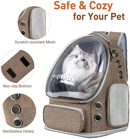 Cat Backpack Carrier Clear Bubble Window