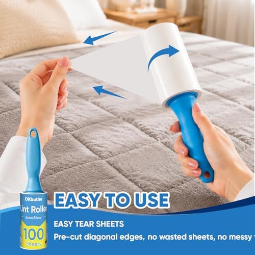 1200 Sheets Lint Roller for Pet Hair, Lint Remover Extra Sticky