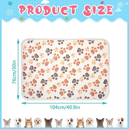Tatuo 4 Pcs Fleece Dog Blankets