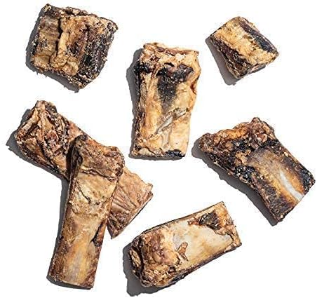 Jack&Pup Rib Bones for Dogs, All Natural Beef Bones for Dogs, Single Ingredient Bone Marrow, Dog Rib Bone Bites (24 Oz Bag)