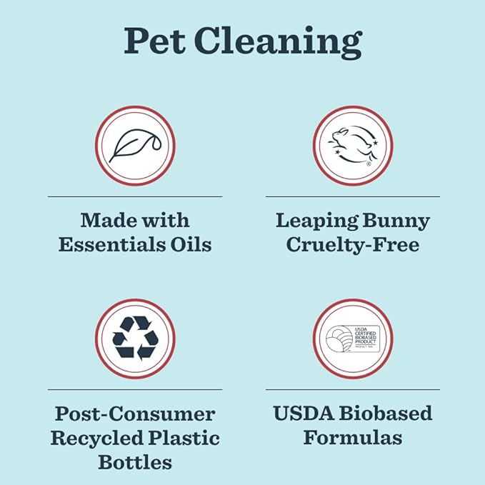 Mrs. MEYER'S CLEAN DAY Pet Multi-Surface Cleaner, Coconut Leaf Scent, 16oz