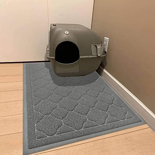WePet Cat Litter Box Mat, Kitty Premium PVC Pad, Durable Trapping Rug,