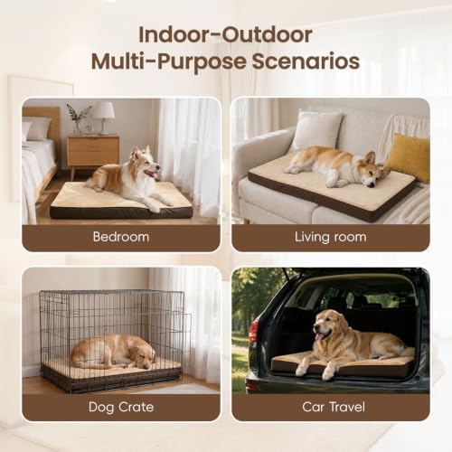 NUPIDA Waterproof Dog Bed for XXL Crate