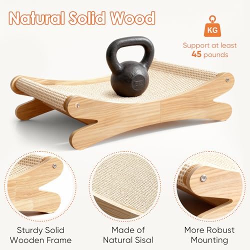 Natural Sisal Cat Scratcher Bed