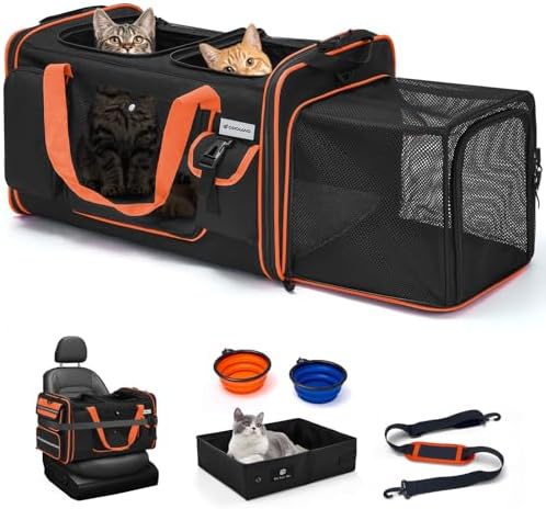 Expandable Extra Large Cat Carrier