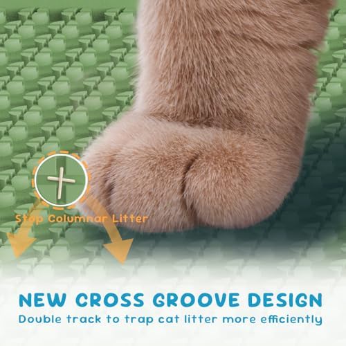 Cat Litter Mat, Silicone Litter Trapping Mat