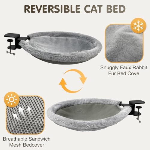 17.3" Extra Large Cat Desk Bed Cat Desk Hammock