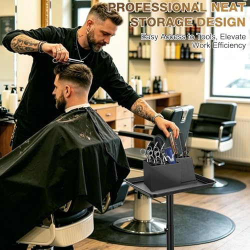 NICEMOVIC Barber Scissors Holder Box, Barber Accessories Barber Supplies