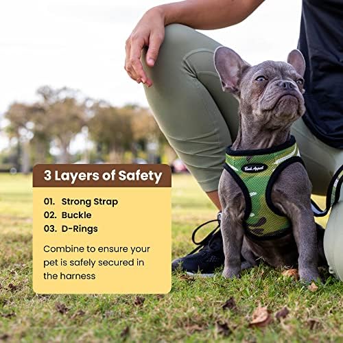 Bark Appeal Pink Camo Step-in Dog Harness