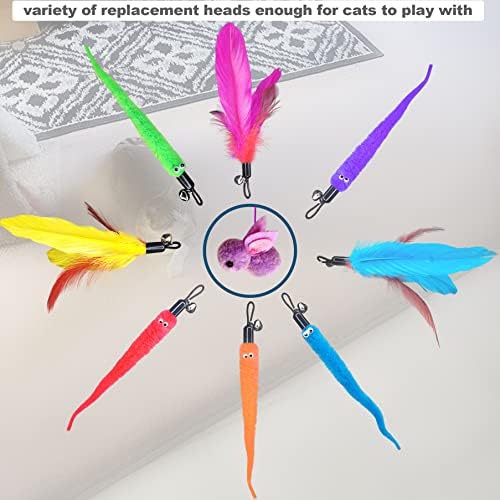 ZPH Cat Toys Interactive for Indoor Cats, Interactive Feather Toy for Teaser