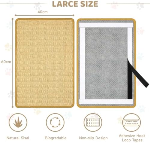 Cat Scratch Furniture Protector Pad Sisal Mat