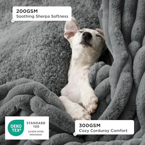 Bedsure ComfyFleece® Waterproof Dog Blankets