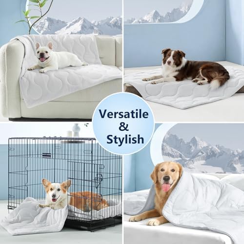 MIXJOY Cooling Blanket for Extra Large Dogs Breathable, Dual-Sided