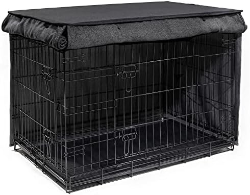 Friends Forever Metal Dog Crate Cover – 36.75" L x 23.75" W x 25" H