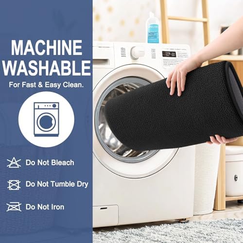 OLANLY Thick Memory Foam Bathroom Rugs 34x21, Absorbent Bath Mat
