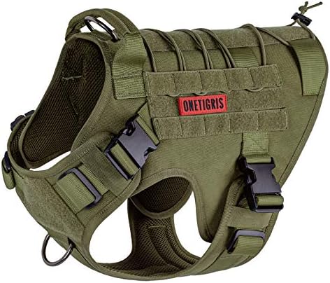 OneTigris Tactical Dog Harness, No-Pull Dog Vest
