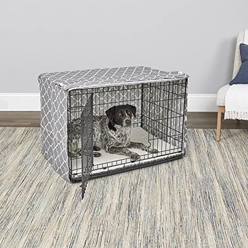 MidWest Homes for Pets Intermediate Dog Crate Cover Featuring Teflon Fabric