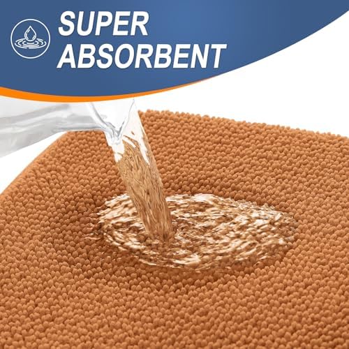 OLANLY Thick Memory Foam Bathroom Rugs 30x20, Soft Absorbent Bath Mat