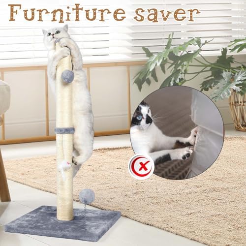 ANWA 32" Tall Sisal Cat Scratching Posts Tree