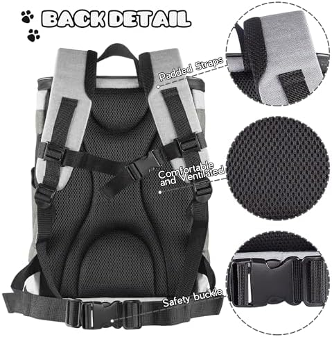 Jespet Soft Pet Carrier Outdoor Backpack
