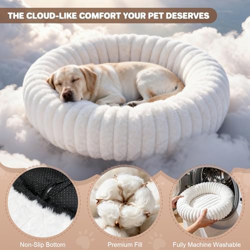 Donut Dog Bed for Large Dogs