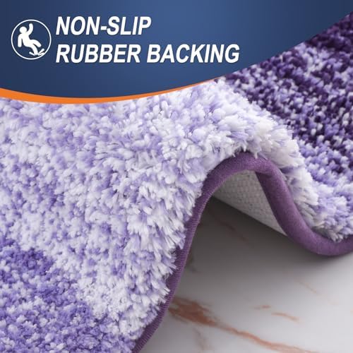 OLANLY Bathroom Runner Rug 44x24, Extra Soft Absorbent Microfiber Bath Rugs
