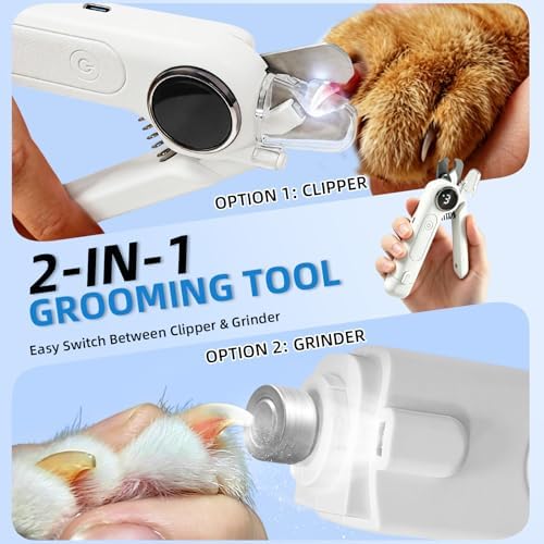 2-in-1 Dog Nail Clippers & Grinder