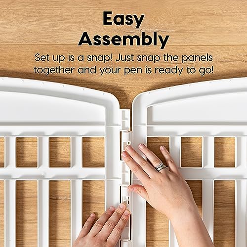 IRIS USA 8-Panel Dog Playpen, Pet Enclosure