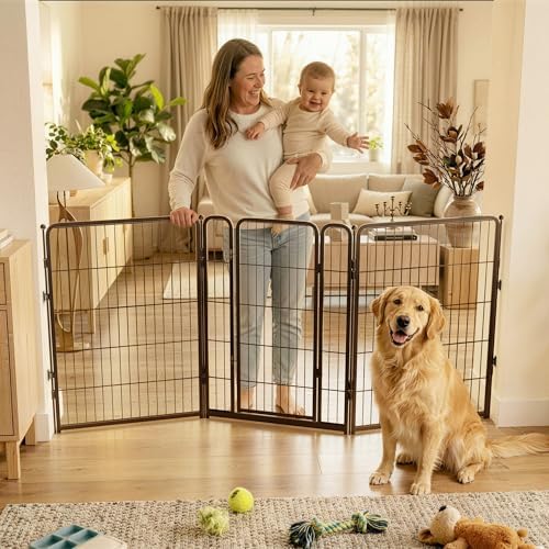 FXW Dog Gate, Extra Wide Adjustable