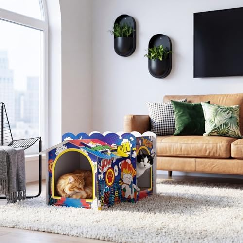 2 Story Cardboard Cat House