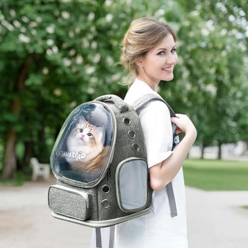 Cat Backpack Carrier Clear Bubble Window