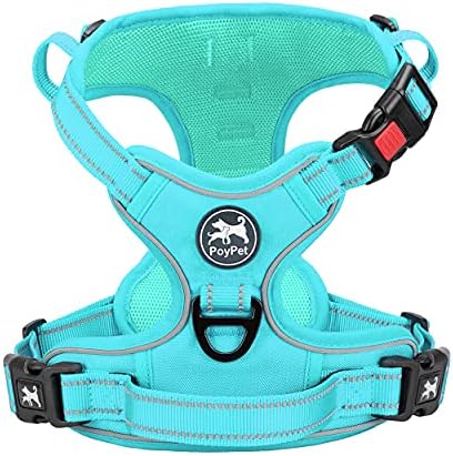 PoyPet No Pull Dog Harness, Reflective Vest