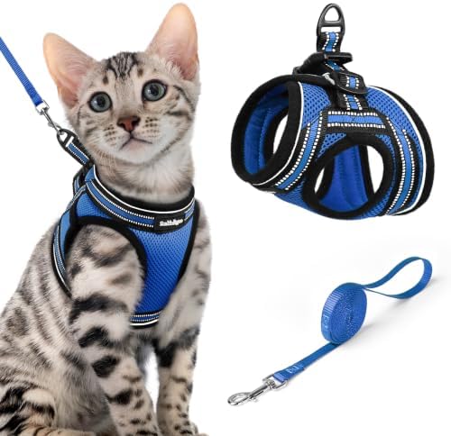 rabbitgoo Cat Harness and Leash Set, Step-in Soft Vest