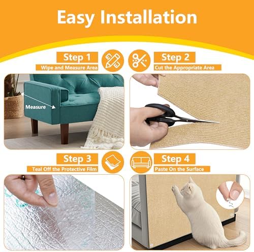 Cat Scratch Pad for Wall, Scratch Furniture Protector