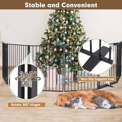 Metal Freestanding Dog Gates