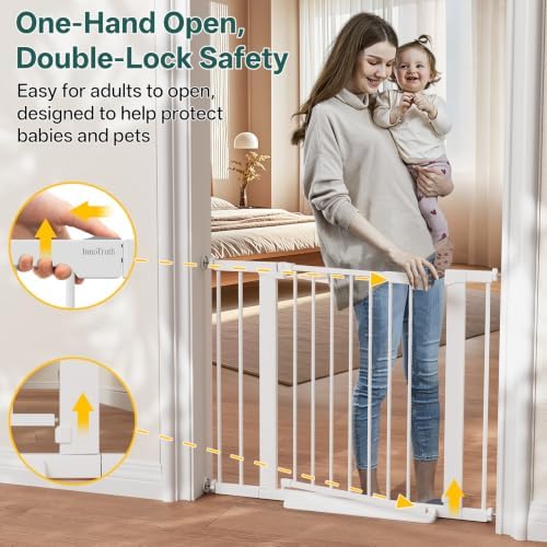 InnoTruth 27-36.6 in Wide Baby Gate