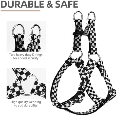 PUPTECK No Pull Dog Harness Small Sized Step-in Adjustable Puppy Vest