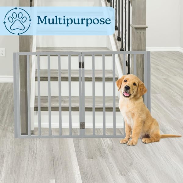 Pet Gate - 4-Panel Indoor Foldable Dog Fence