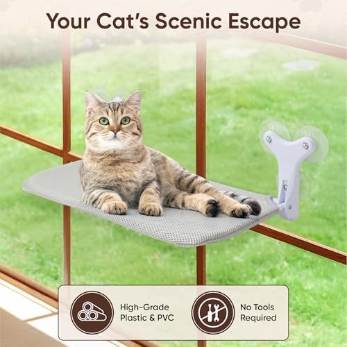 Cat Window Perch, Foldable Hammock Bed