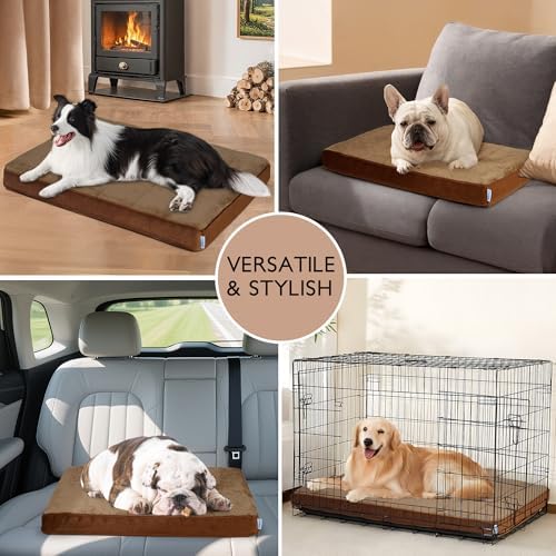 Waterproof Dog Bed for Medium Dog, Orthopedic