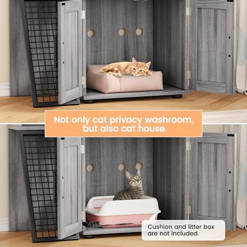 IDEALHOUSE Cat Litter Box Enclosure