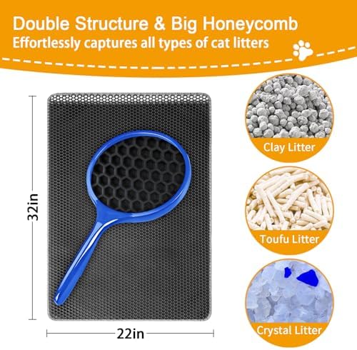 Cat Litter Mat Litter Trapping Mat, Cat Litter Box Mat