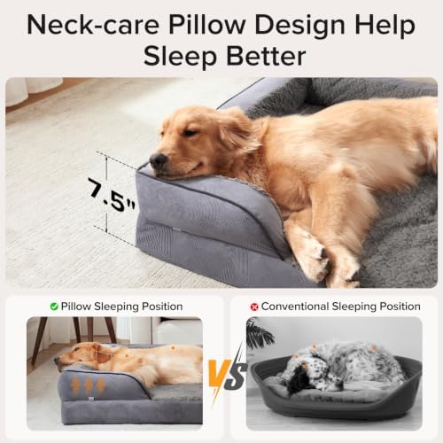 INVENHO Jumbo Orthopedic Dog Bed